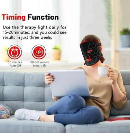 Red Light Therapy Face Mask